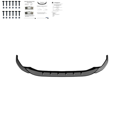 Frontsplitter passend für Audi A3 S-Line / S3 8Y 2020-2024 v2 mit ABE TÜV Hochglanz Schwarz
