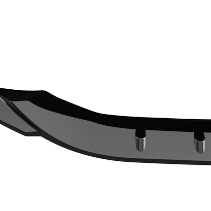 Frontsplitter passend für Audi A3 S-Line / S3 8Y 2020-2024 v2 mit ABE TÜV Hochglanz Schwarz