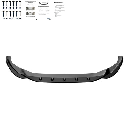 Frontsplitter passend für Audi A5 S-Line / S5 F5 Facelift 2019-2024 mit ABE TÜV Hochglanz Schwarz