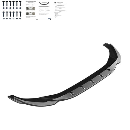 Frontsplitter passend für Audi A5 S-Line / S5 F5 Facelift 2019-2024 mit ABE TÜV Hochglanz Schwarz
