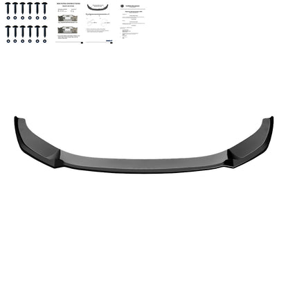 Frontsplitter Hochglanz Schwarz passend für Audi A6 S-Line / S6 C8 (Limousine-Avant) 2019+ mit ABE TÜV