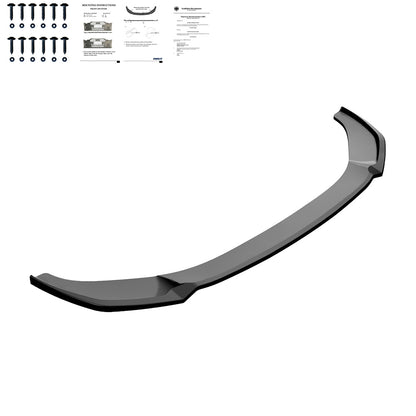 Frontsplitter Hochglanz Schwarz passend für Audi A6 S-Line / S6 C8 (Limousine-Avant) 2019+ mit ABE TÜV