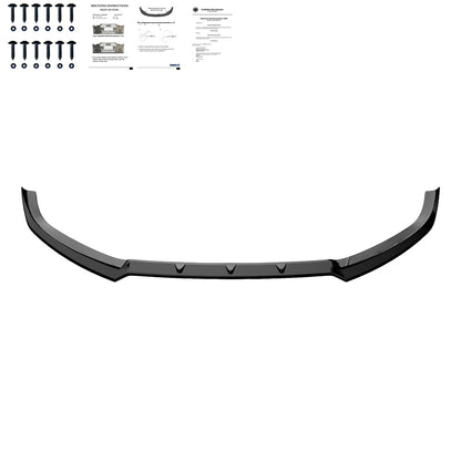 FS01.118 - Frontsplitter passend für Audi S3 8V (Limousine / Cabrio) 2013-2016 v2 mit ABE TÜV Hochglanz Schwarz