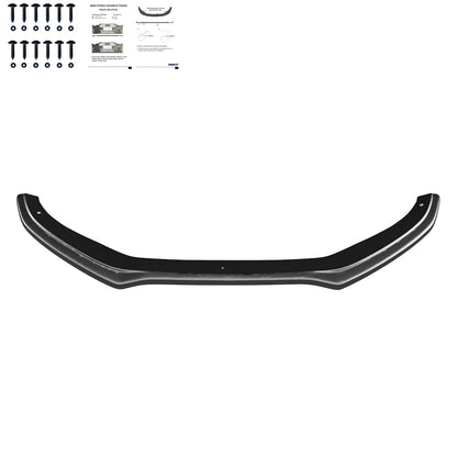 FS01.163 - Frontsplitter passend für AUDI A4 S-Line / S4 B8 Facelift 2011-2015 Hochglanz Schwarz
