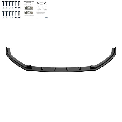 Frontsplitter passend für Audi S3 Sportback 8V Facelift 2016-2019 v2 Hochglanz Schwarz