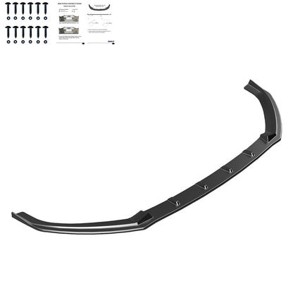 Frontsplitter passend für Audi S3 Sportback 8V Facelift 2016-2019 v2 Hochglanz Schwarz