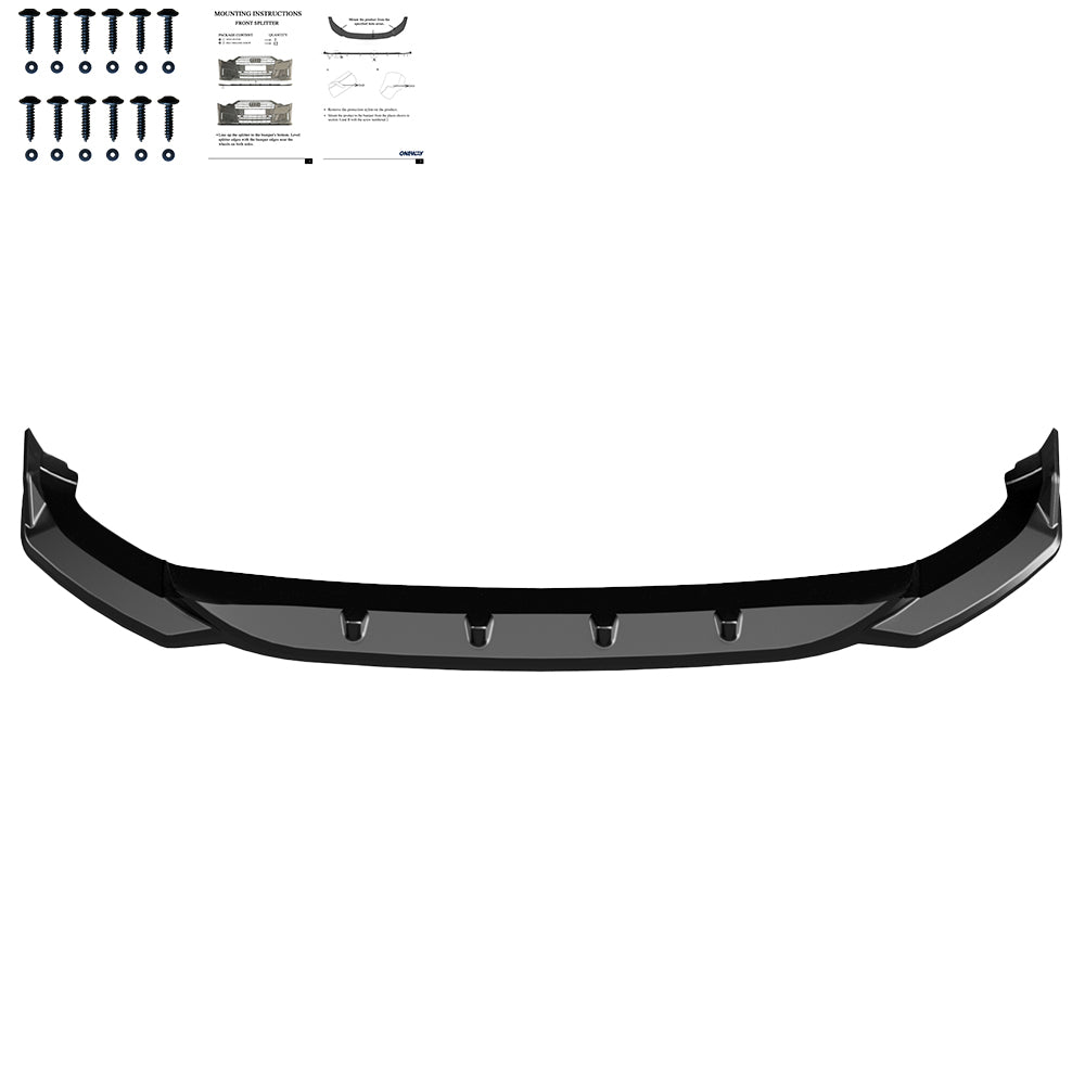 FS01.185 - Frontspoiler passend für Audi SQ5 / Q5 S-Line (SUV / Sportback) Mk2 Facelift 2020-2024