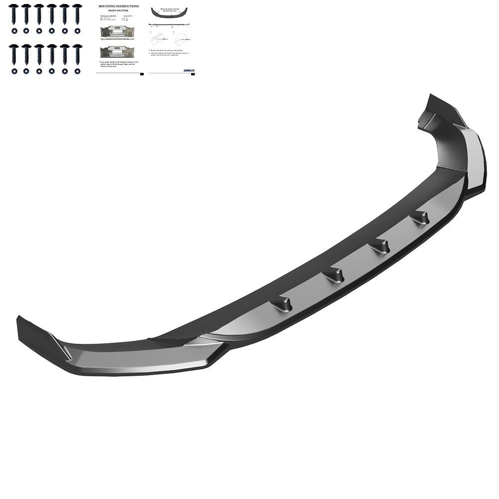 FS01.185 - Frontspoiler passend für Audi SQ5 / Q5 S-Line (SUV / Sportback) Mk2 Facelift 2020-2024