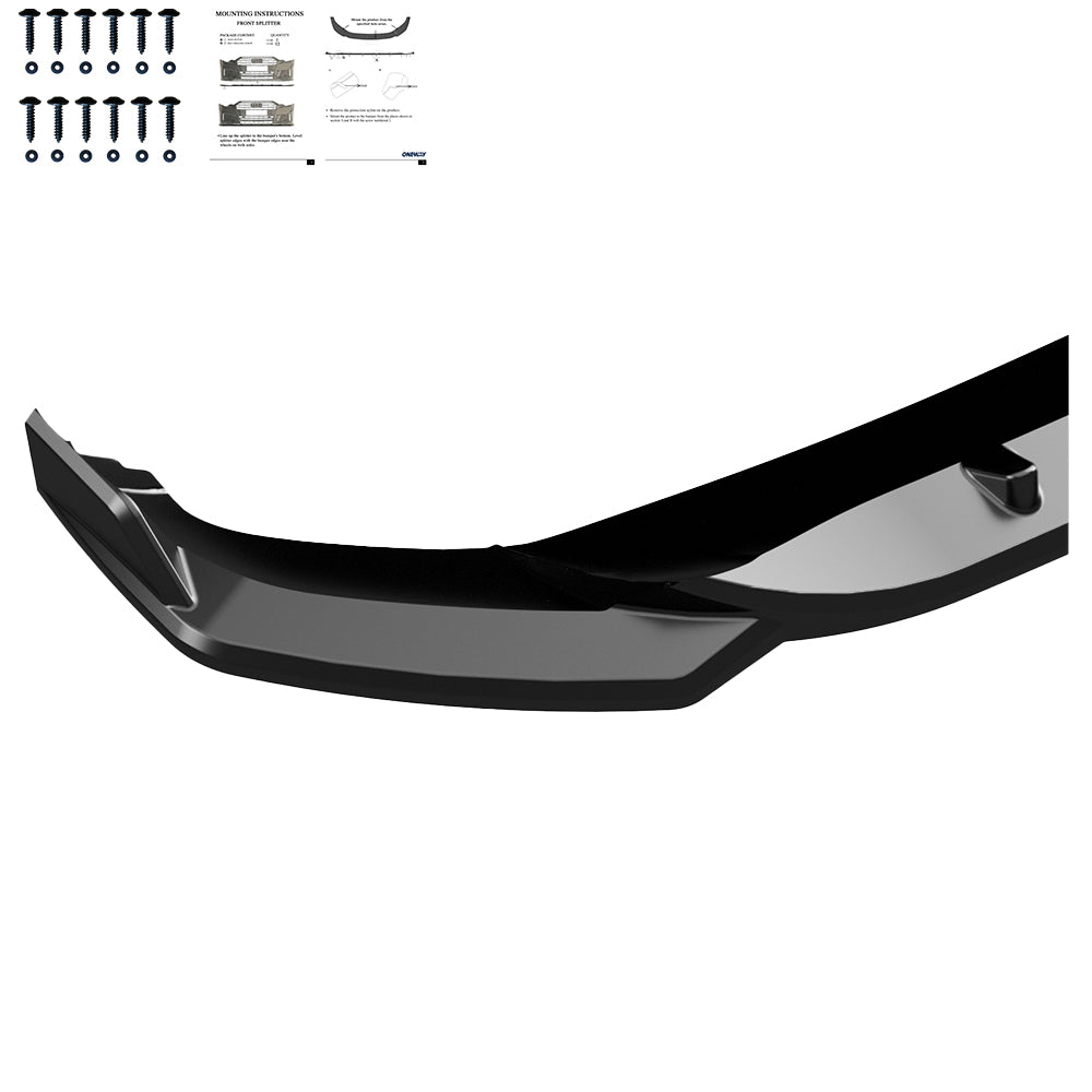 FS01.185 - Frontspoiler passend für Audi SQ5 / Q5 S-Line (SUV / Sportback) Mk2 Facelift 2020-2024