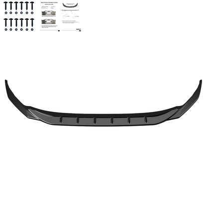 Frontspoiler passend für AUDI A3 8Y (Limousine / Sportback) 2020-2024 Hochglanz Schwarz