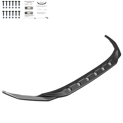 Frontspoiler passend für AUDI A3 8Y (Limousine / Sportback) 2020-2024 Hochglanz Schwarz