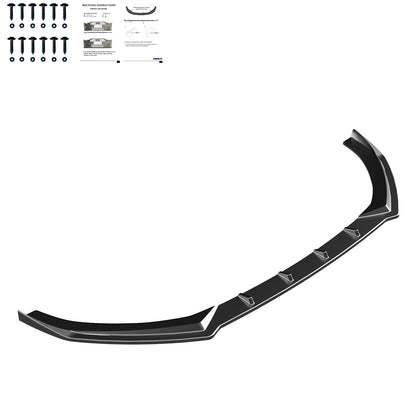 Frontsplitter passend für Audi A3 8V Facelift Limousine 2016-2020 Hochglanz Schwarz