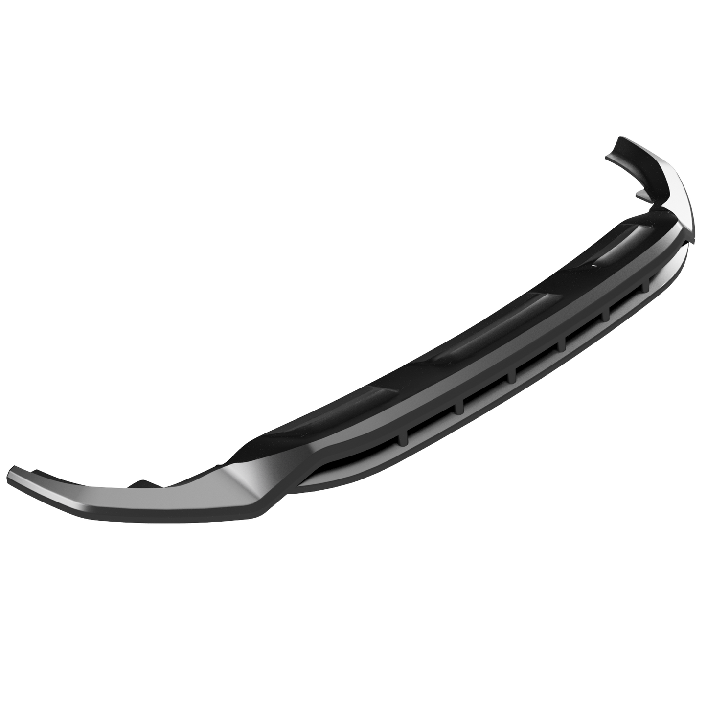 Frontsplitter passend für Audi SQ8 / Q8 S-Line Mk1 2018-2023 Hochglanz Schwarz