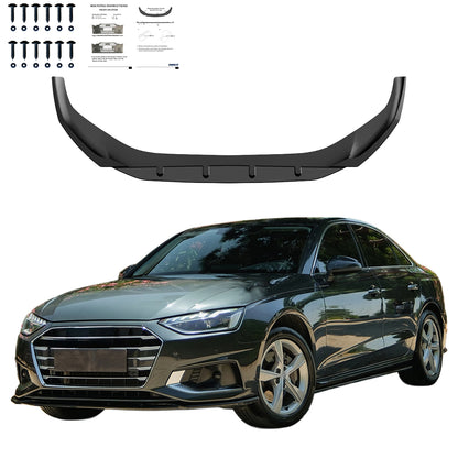 FS01.189 - Frontsplitter passend für Audi A4 B9 Facelift 2019-2024 Hochglanz Schwarz