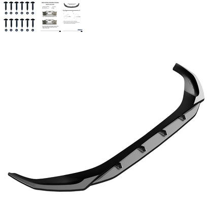 FS01.189 - Frontsplitter passend für Audi A4 B9 Facelift 2019-2024 Hochglanz Schwarz