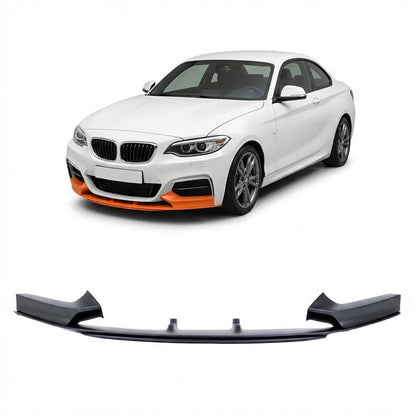 Frontspoilerlippe Matt Schwarz passend für BMW 2er F22 F23 2013-2021