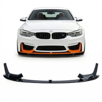 Frontspoiler Hochglanz Schwarz passend für BMW M3 F80 M4 F82 F83 2013-2020