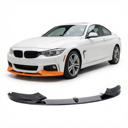 Frontspoiler Hochglanz Schwarz passend für BMW 4er F32 F33 F36 2013-2021
