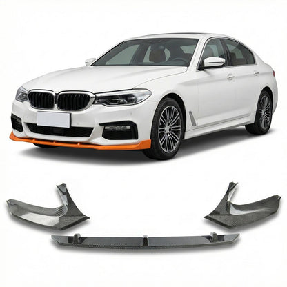Sport Frontspoilerlippe Carbon-Optik passend für BMW 5er G30 G31 2017-2020