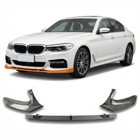 Sport Frontspoilerlippe Carbon-Optik passend für BMW 5er G30 G31 2017-2020
