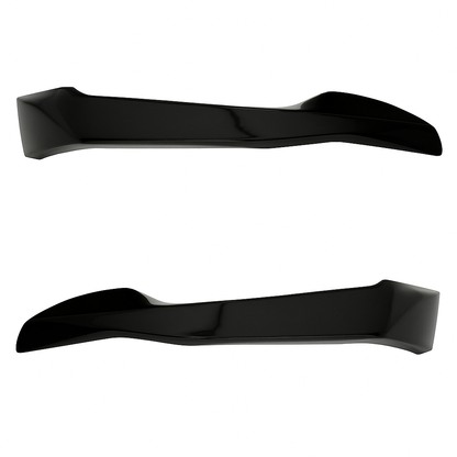 Sport Frontspoilerflaps Hochglanz Schwarz passend für BMW 5 (G30) Limousine (G31) Touring Pre-Facelift 2017-2020