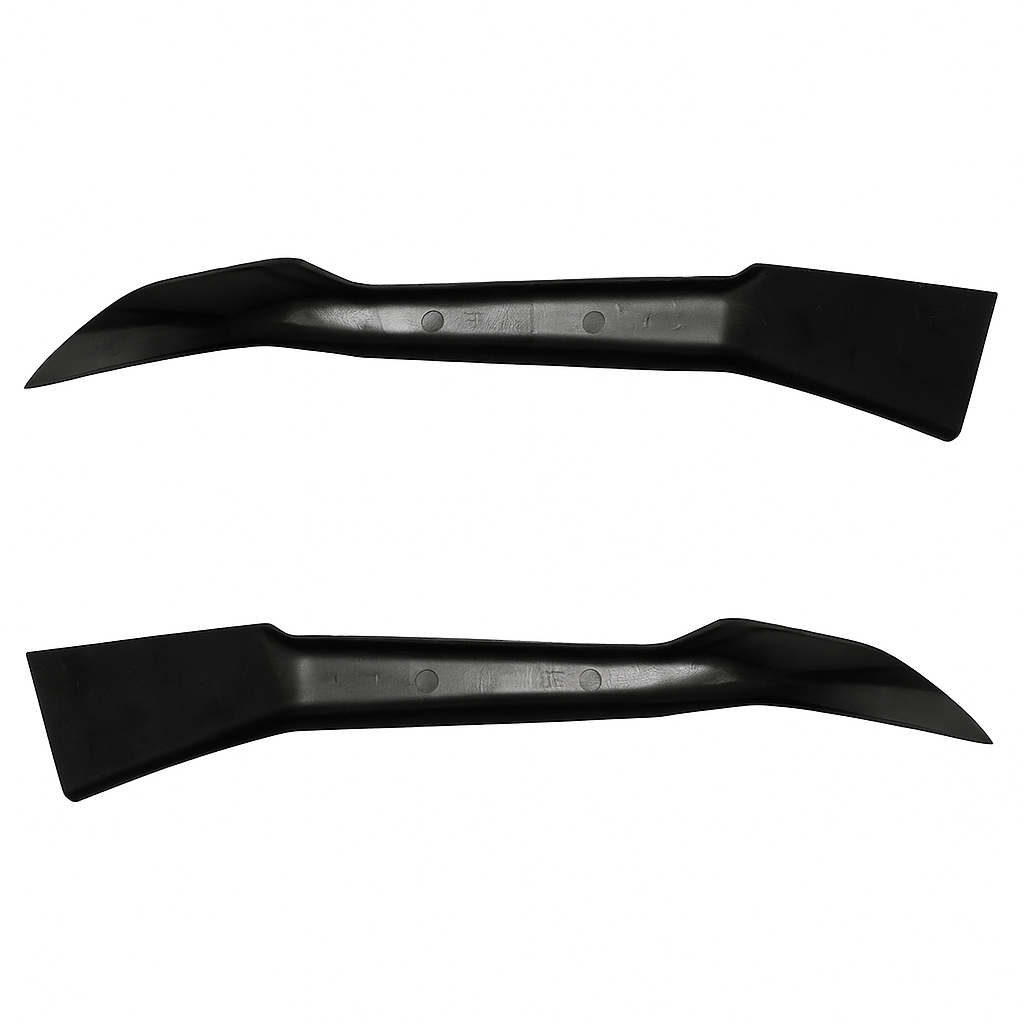 Sport Frontspoilerflaps Hochglanz Schwarz passend für BMW 5 (G30) Limousine (G31) Touring Pre-Facelift 2017-2020