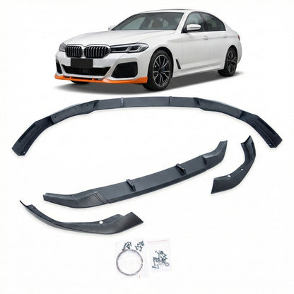 Frontspoilerlippe Matt Schwarz passend für BMW 5er G30 G31 2021-2023