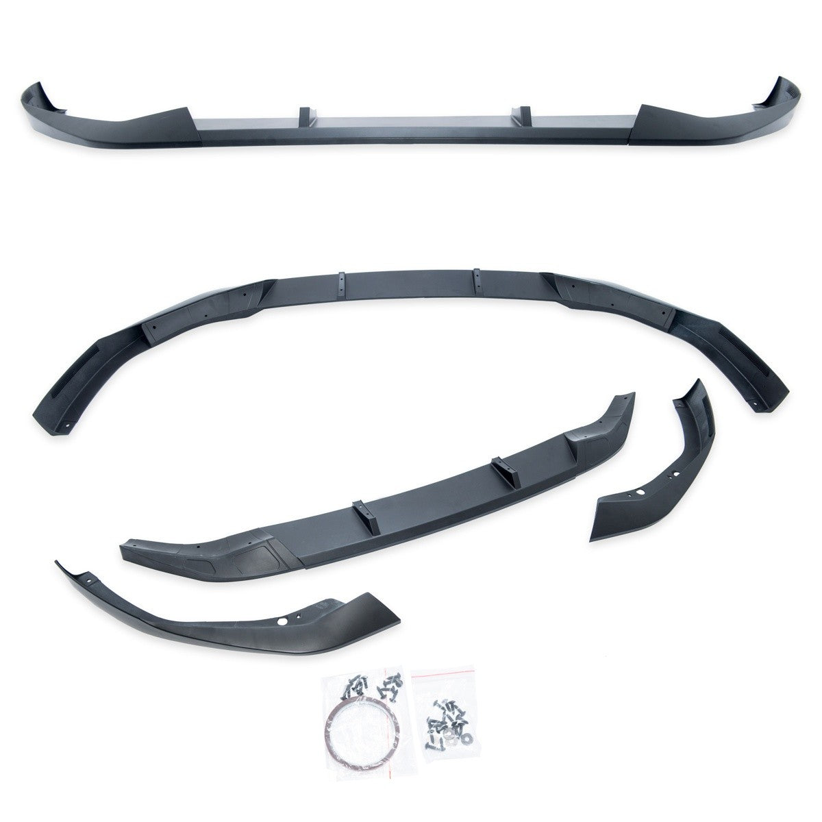 Frontspoilerlippe Matt Schwarz passend für BMW 5er G30 G31 2021-2023