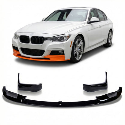 Frontspoiler Hochglanz Schwarz passend für BMW 3er F30 F31 2011-2018