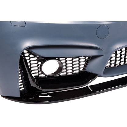 Frontspoiler Hochglanz Schwarz passend für BMW 3er F30 F31 2011-2018