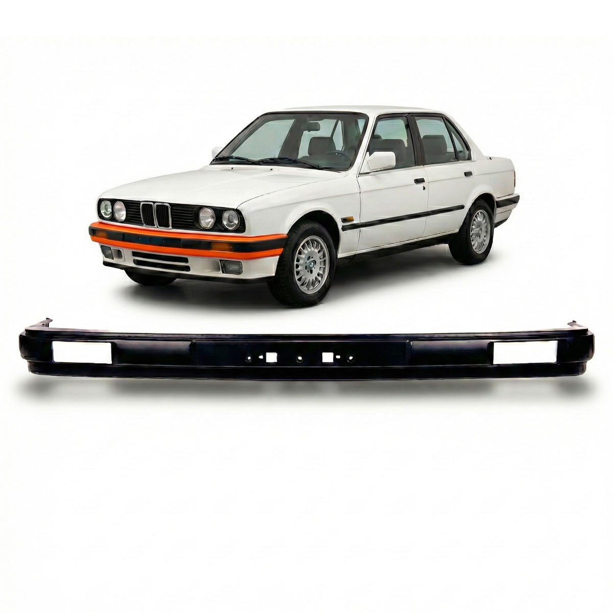 Frontstoßstange Kunststoff passend für BMW 3er E30 Facelift 1988-1991