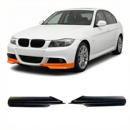 Frontspoilerlippe Matt Schwarz passend für BMW 3er E90 E91 2005-2008