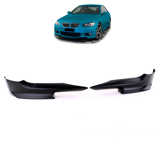 Frontspoilerlippe Matt Schwarz passend für BMW 3er E92 E93 2006-2010
