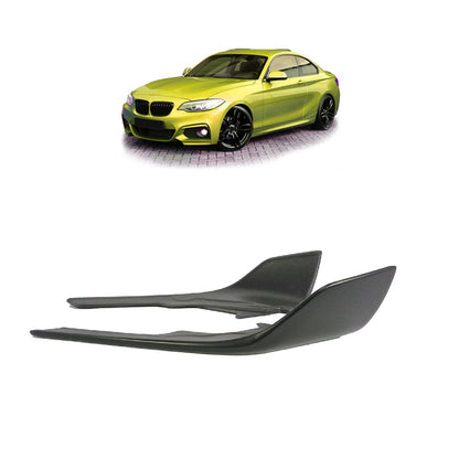 Frontspoilerlippe Matt Schwarz passend für BMW 2er F22 F23 2012-2021