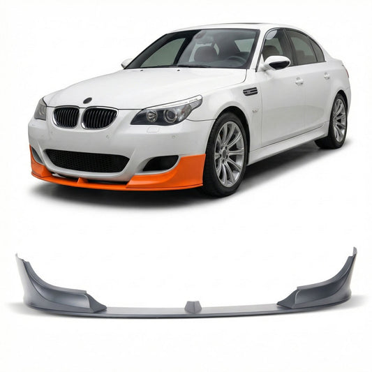 Frontspoilerlippe Matt Schwarz passend für BMW 5er E60 E61 2003-2010