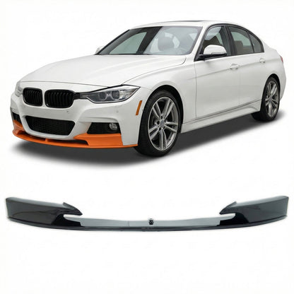 Frontspoilerlippe Hochglanz Schwarz passend für BMW 3er F30 F31 2011-2019