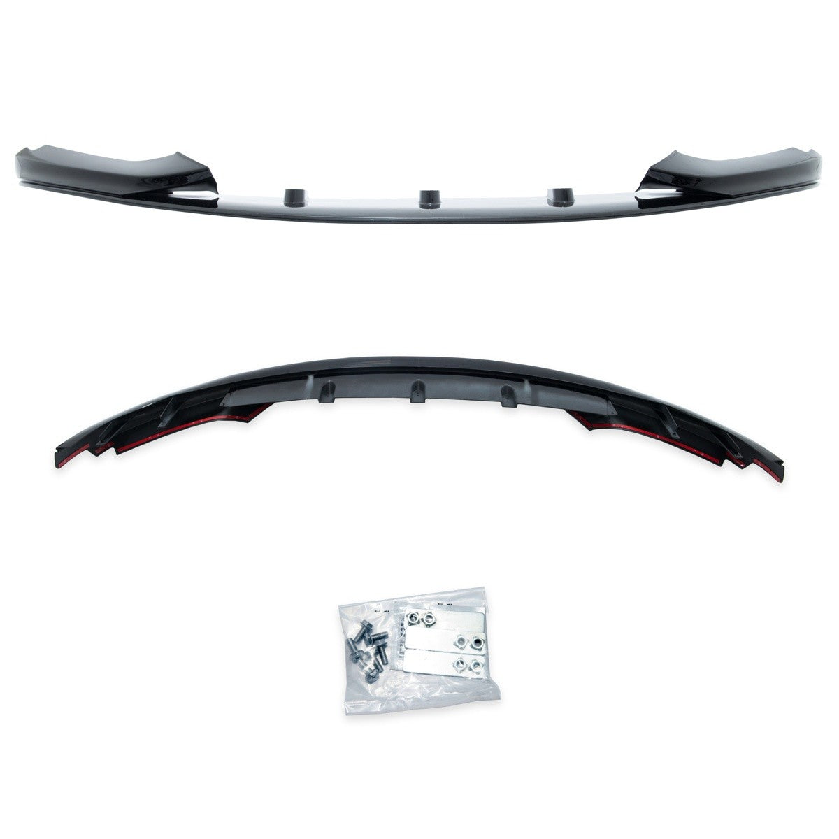 Frontspoilerlippe Hochglanz Schwarz passend für BMW 4er F32 F33 F36 2013-2021