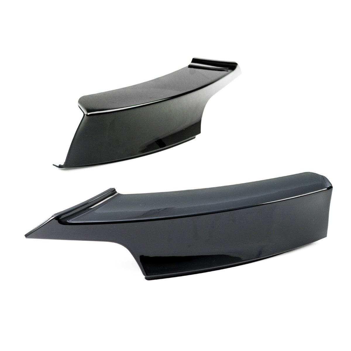 Frontspoiler Klappen Hochglanz Schwarz passend für BMW 3er F30 F31 2012-2018