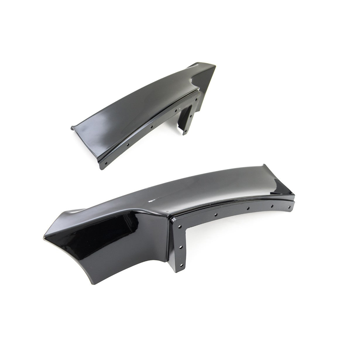 Frontspoiler Klappen Hochglanz Schwarz passend für BMW 3er F30 F31 2012-2018