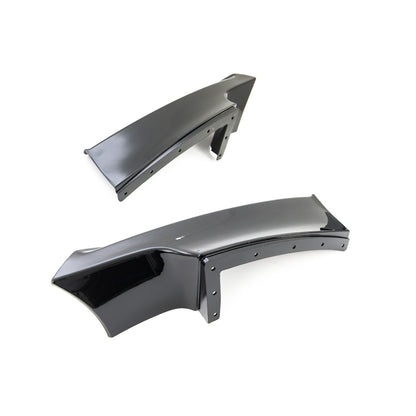 Frontspoiler Klappen Hochglanz Schwarz passend für BMW 3er F30 F31 2012-2018