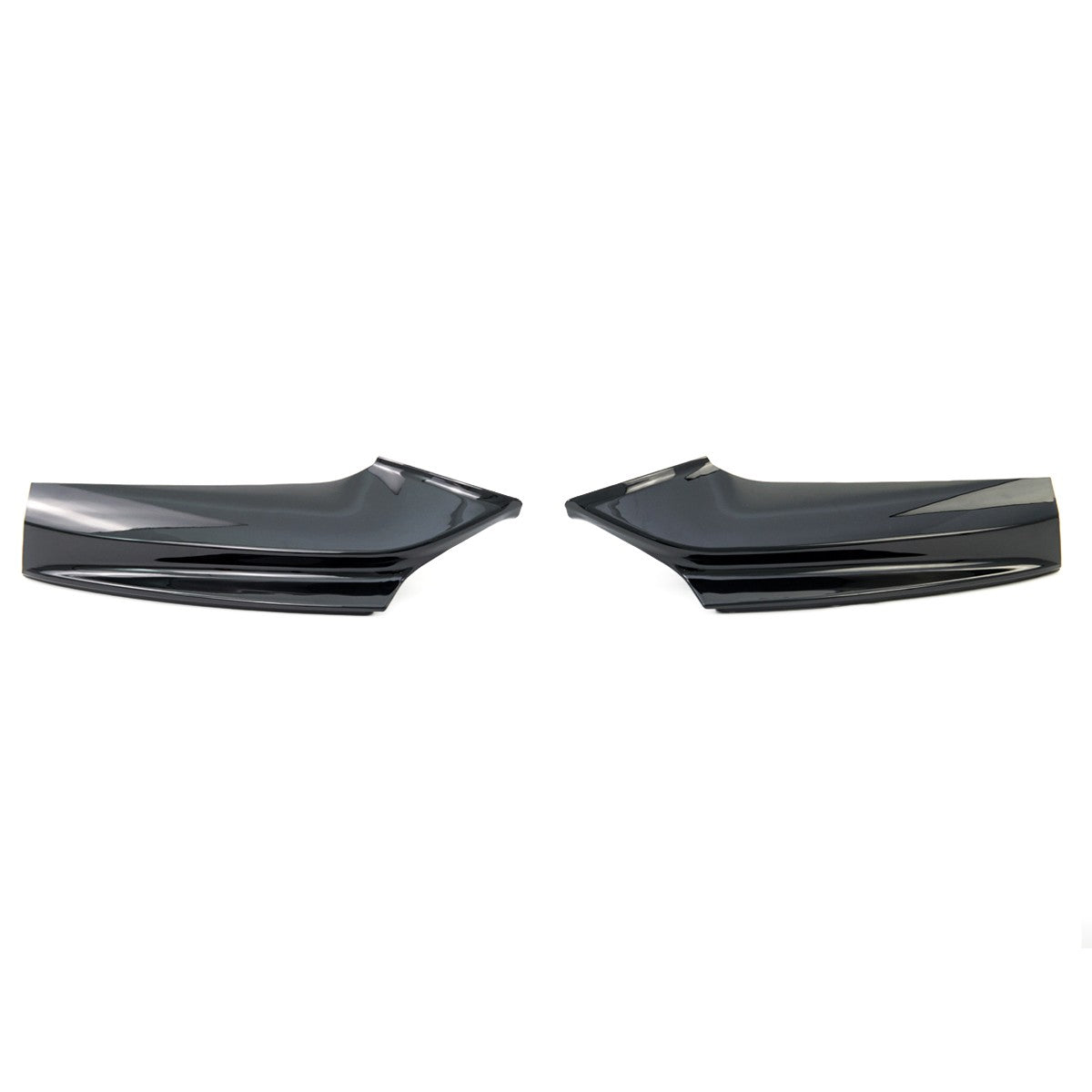 Frontspoiler Klappen Hochglanz Schwarz passend für BMW 5er F10 F11 2010-2017