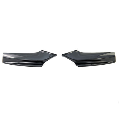 Frontspoiler Klappen Hochglanz Schwarz passend für BMW 5er F10 F11 2010-2017