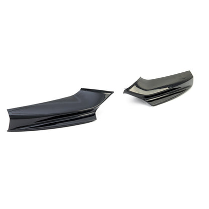 Frontspoiler Klappen Hochglanz Schwarz passend für BMW 5er F10 F11 2010-2017