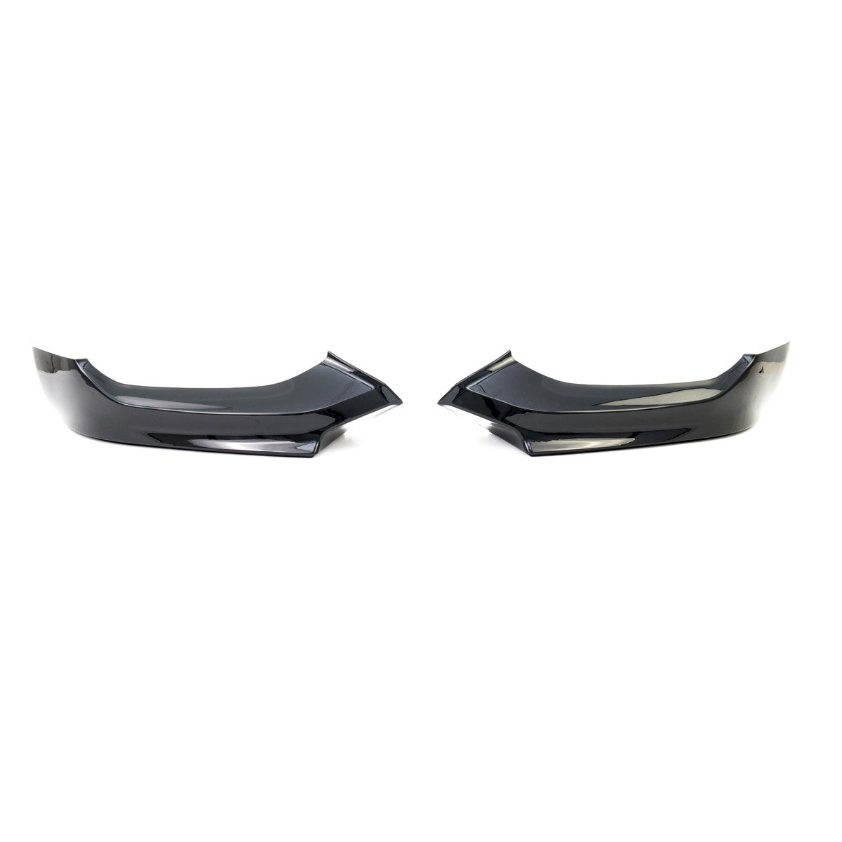 Frontspoiler Klappen Hochglanz Schwarz passend für BMW 1er F20 F21 2015-2019