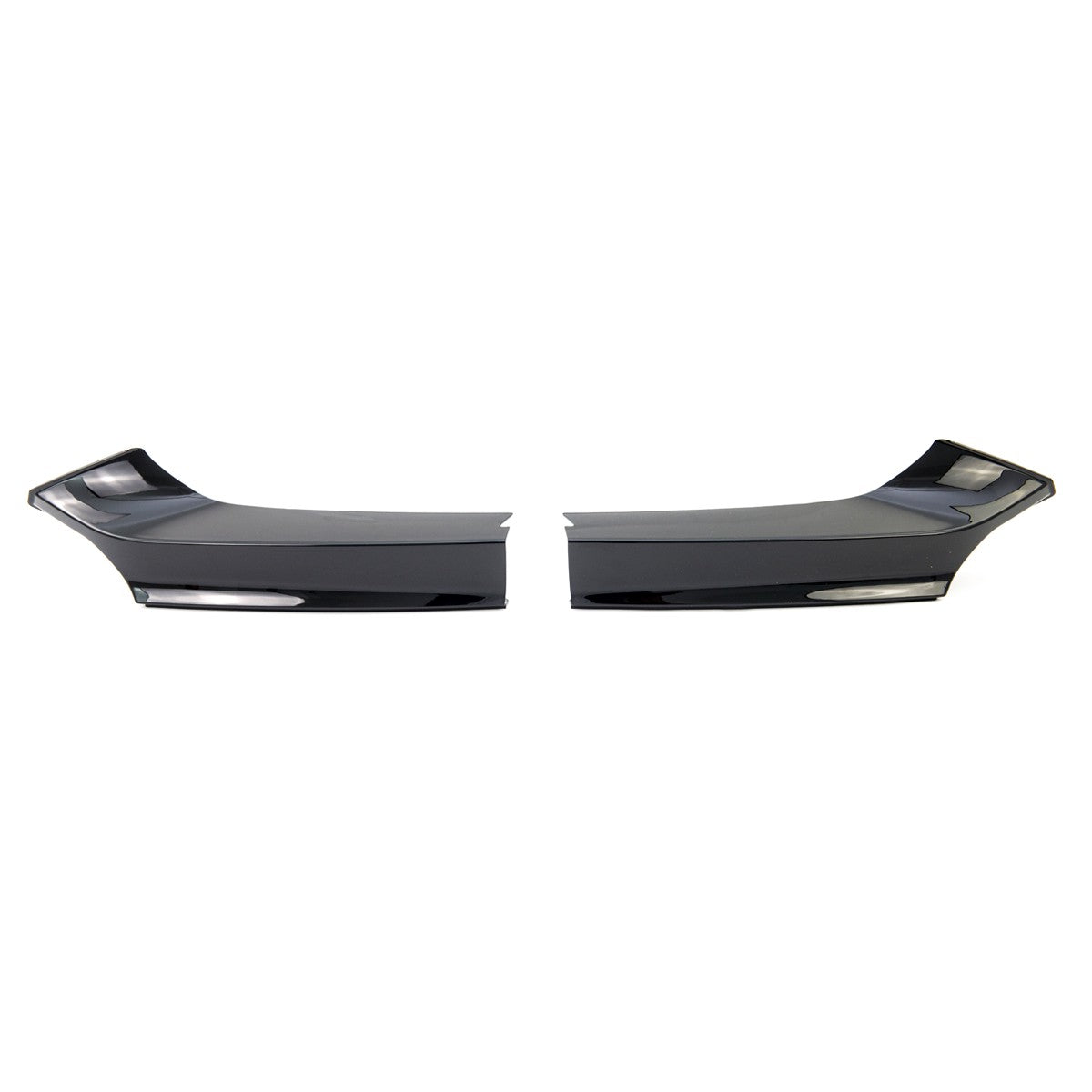 Frontspoiler Klappen Hochglanz Schwarz passend für BMW 2er F22 F23 2012-2021
