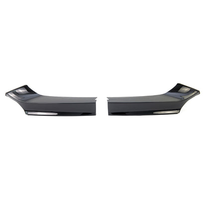 Frontspoiler Klappen Hochglanz Schwarz passend für BMW 2er F22 F23 2012-2021
