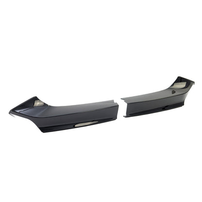 Frontspoiler Klappen Hochglanz Schwarz passend für BMW 2er F22 F23 2012-2021