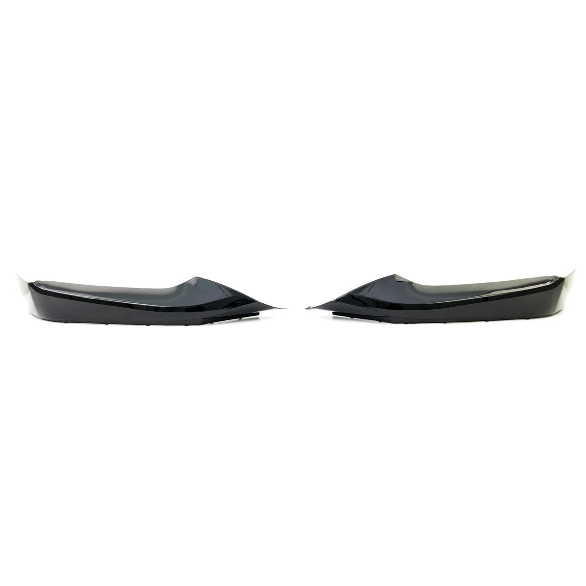 Performance Frontspoiler Flaps Hochglanz Schwarz passend für BMW 5er G30 G31 17-20