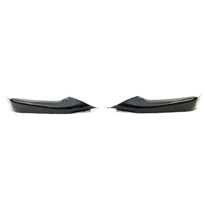 Performance Frontspoiler Flaps Hochglanz Schwarz passend für BMW 5er G30 G31 17-20