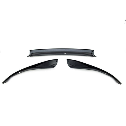 Frontspoiler Hochglanz Schwarz passend für BMW 4er G26 Gran Coupe 2021-